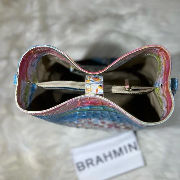 Brahmin Celina Staycation Melbourne Bucket Shoulder Bag NWT - Picture 7 of 11